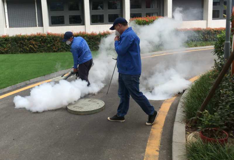 一个月消杀面积170万平方米