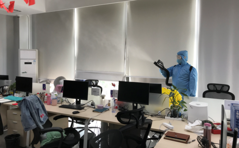 博来达组织培训《新冠肺炎疫情期间预防性消毒及防护技术要求》